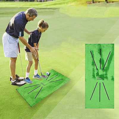 Hiking fun💕Hot Foldable Golf Hitting Mat Swing Training Aid Portable Golf Practice Training Mat/Hot พับกอล์ฟตีเสื่อสวิงช่วยฝึกอบรมแบบพกพาฝึกกอล์ฟเสื่อฝึกซ้อม