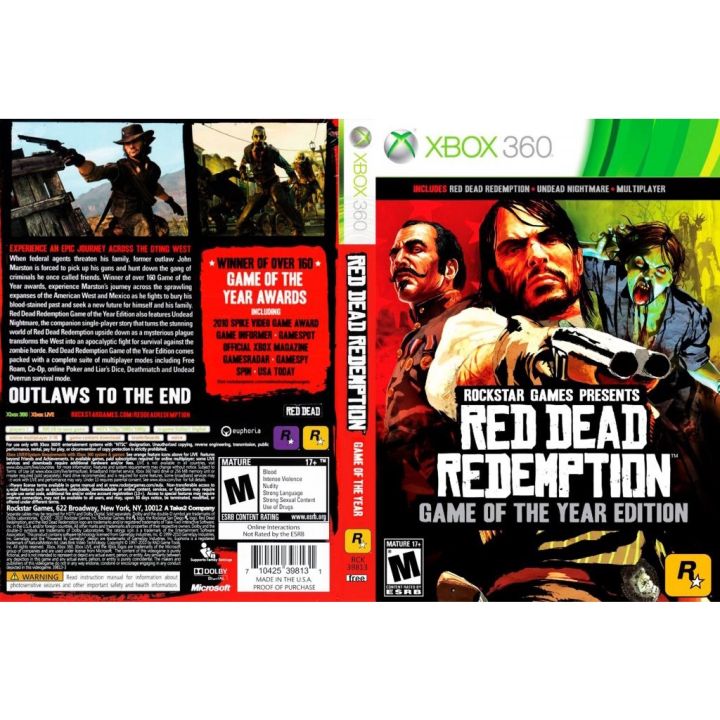 red-dead-redemtion-goty-เรดเดด-รีเดมพ์ชั่น-แผ่นเกม-xbox-360-สำหลับเครื่องแปลง-rgh-jtac-lt2-0-lt3-0-แผ่น-rf-ฟรีโซน