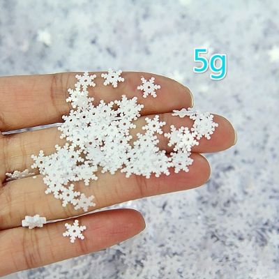 5g 8mm Snowflakes Epoxy Resin UV Glue Crafts Manual Jewelry Pendant DIY Tool