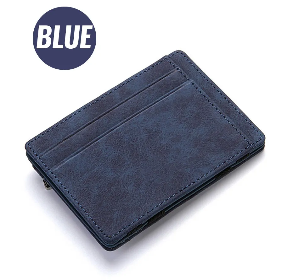 Keebreak Business Magic Wallet Vintage Leather Card Holder Extremely Thin  Men And Women Purse Elastic Back Pocket Slim Money Bag - Wallets -  AliExpress 