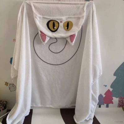 เสื้อคลุมไหล่ มีฮู้ด ผ้าสักหลาด ลายการ์ตูนแมว Jason Suzume no Tojimari Daijin น่ารัก เหมาะกับของขวัญ สําหรับเด็ก