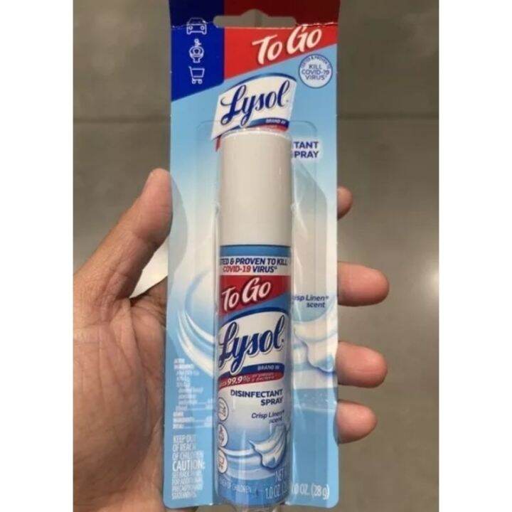 Lysol To Go Disinfectant Spray 28g Lazada PH