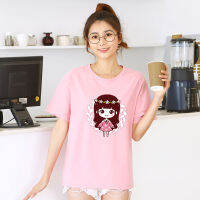 BK-350 เสื้อยืดแขนสั้นพร้อมส่ง 10สี ลายการ์ตูน ขายดีตามเทรนต์ ลายน่ารัก สีสันสดใส่น่ารัก ใส่ได้ทั้งหญิงและชาย (S-3XL) ***ปลีก-ส่ง***