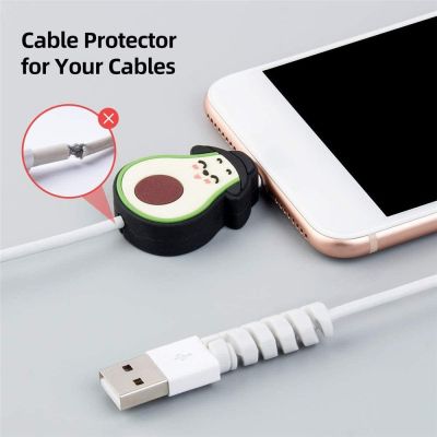 【CW】 USB Cable Protector Data Cord Winder Cover iPhone Charging