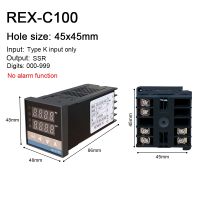 hot【DT】 REX-C100 digital thermostat  temperature controller SSR output K type thermocouple