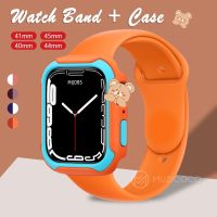 【CHUYANG SHOP】  ✎เคสสายรัด IWatch สายรัดนาฬิกาข้อมืออัจฉริยะ,ขนาด45มม./41มม. 44/42มม. 40/38มม. สำหรับ Iwatch Series 8 7 /Se/ 6/5/4/3/2/1น้ำ41มม./45มม. แสงดาว