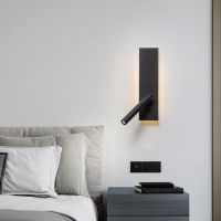 Modern Wall Sconce Bedside Lamp Reading Indoor Lighting Led Bedroom Corridor Night Light Fixture