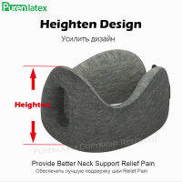 PurenLatex Comfort Travel หมอนหน่วยความจำโฟม U-Shaped คอสนับสนุนหมอนผ่อนคลายและ Sleep สำหรับเครื่องบินรถไฟรถรถบัสสำนักงาน Napping