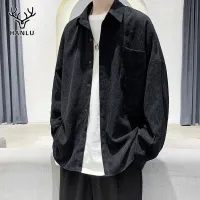 [MH Corduroy shirt male Korean style trendy handsome long-sleeved shirt Hong Kong style Japanese autumn jacket ins all-match jacket,MH Corduroy shirt male Korean style trendy handsome long-sleeved shirt Hong Kong style Japanese autumn jacket ins all-match jacket,]