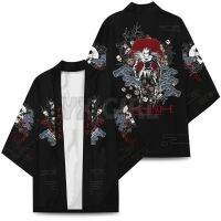 เสื้อกิโมโนพิมพ์ลาย3D สำหรับผู้ชายและเสื้อคาร์ดิแกน Kimono คอสเพลย์ Kemeja Lembut น่ารักๆเสื้อชุดกิโมโนยูนิเซ็กส์ญี่ปุ่น