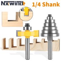 【DT】hot！ NXWIND T Type Sloting Bit Rabbeting With 6 Sets Router Woodworking Milling Cutter Wood Face Mill