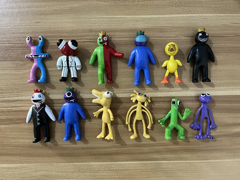 2023 Roblox Rainbow Friends Figuras Modelo Bonecas Anime Figura Jogos de  Terror Car Cake Decoração Crianças Brinquedos Presente