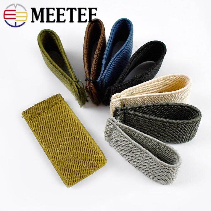 10pcs-meetee-nylon-elastic-belt-loop-ring-clip-hook-tail-clasp-for-clothes-jeans-weing-diy-leather-craft-sewing-accessories