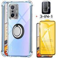 [ร้อน] ฟิล์มติดเครื่องแก้ว3 In 1สำหรับ Xiaomi Redmi 10C 10A Note 11 10 Pro 11S 10S POCO F4 GT M4 X4 NFC เคสกันกระแทกโทรศัพท์ใสกันกระแทก