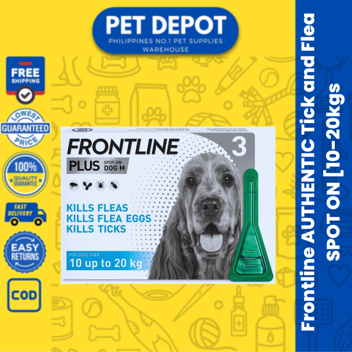 FRONTLINE TICK AND FLEA SPOT ON 1020kgs Lazada PH