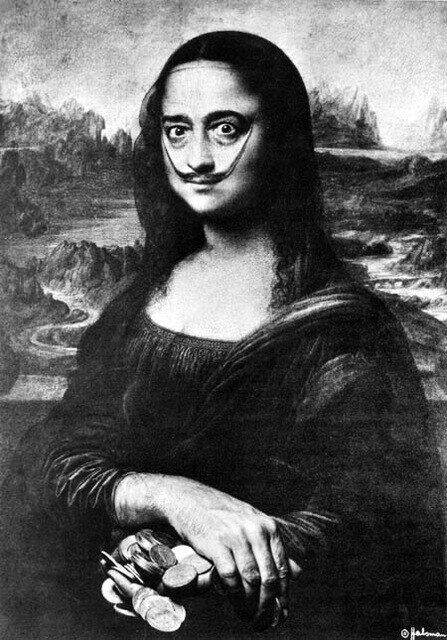 ตลก-mona-lisa-หลอกโปสเตอร์ภาพวาดผ้าใบและภาพพิมพ์สำหรับตกแต่งบ้าน-da-vinci-ภาพศิลปะที่มีชื่อเสียง-cuadros