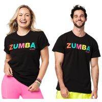 ~Zumba เสื้อยืดเต้นรํา ฟิตเนส Z3T0 0336