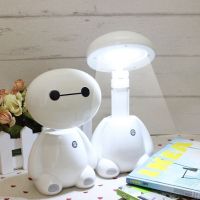 【CW】 C5 Big white desk  rechargeable Table Lamp eye protection night light children  39;s cartoon folding gift