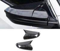 FOR Honda Civic 10Th 2016 2017 2021 ABS Carbon Print ABS Black Car Body SIDE DOOR REARVIEW MIRROR COVER STICKER TRIM Car-Styling