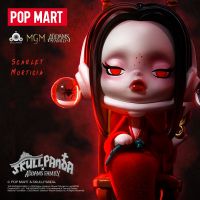 【LZ】﹊  POP MART-Skullpanda addams Family Blind Box Modelo Original de Brinquedos Figura Anime Bonito Presente Surpresa Confirmar Estilo