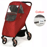 Universal Winter Thicken Stroller Pushchair Sunshade Rain Cover Wind Dust Shield Full Cover Baby Strollers Pushchairs Raincoat