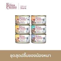 Felina Canino ชุดสุดปลื้มของน้องหมา  85g./กระป๋อง จำนวน 6 กระป๋อง