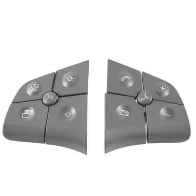 Black 4 Keys Steering Wheel Button Multi-Function Switch Button Switch Button Parts For Mercedes-Benz ML GL B R