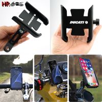 For Ducati Multistrada 950 1100 1260 1200 S Sport Grand Tour Motorcycle Aluminum Handlebar Mobile Phone Holder GPS Stand Bracket