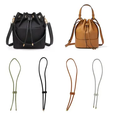 0.8cm PU Leather Drawstring Purse Strap Replacement for Bucket Bag