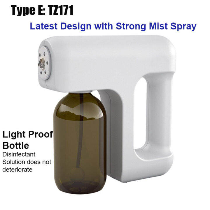 [SG SELLER] FAST DELIVERY K5 Wireless Nano Disinfection Spray Gun Blue