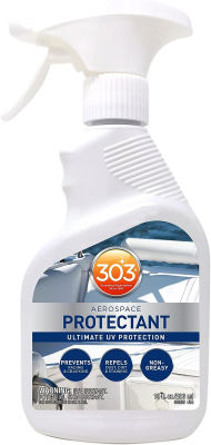 303 Products 303 Marine UV Protectant for Vinyl, Plastic, Rubber, Fiberglass, Leather And More – Dust and Dirt Repellant - Non-Toxic, Matte Finish - 10 fl. oz. (30305) 10 Fl Oz (Pack of 1)