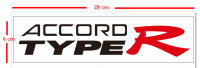 สติ๊กเกอร์ Accord Type R ขนาด 29x 6 cm (ชุดละ 2 แผ่น)