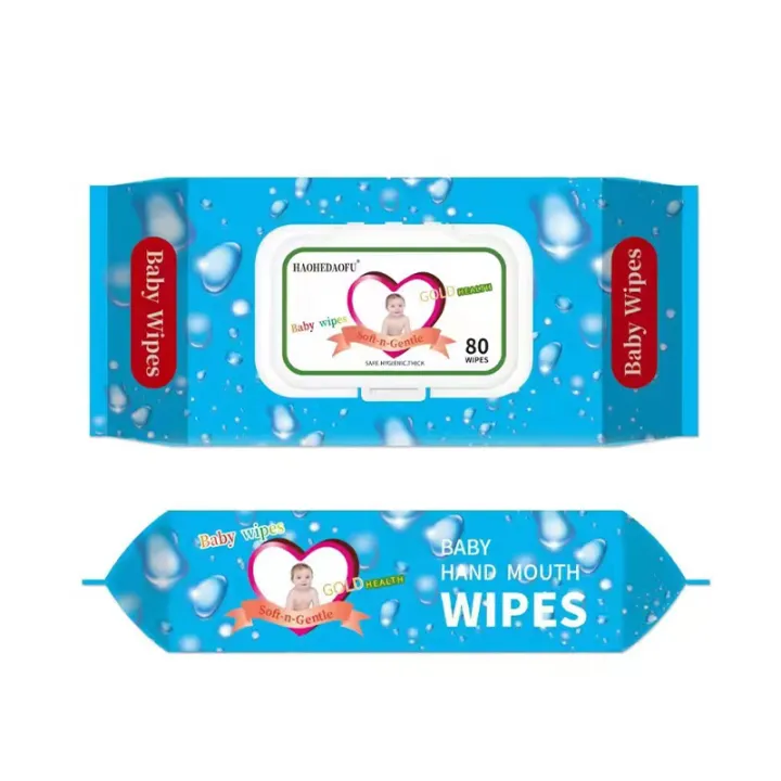Nonalcoholic Gentle Baby Wipes 50pcs per pack for baby cleaning