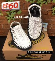 [ Me Style ] รองเท้าKEEN UNEEK (Full Boxset)  White/Black (มีไซส์:37-40) รับประกันแท้ตรงปก100% รองเท้าแฟชั่น รองเท้าแตะชายหญิง