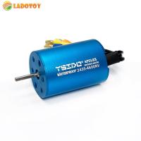 Brushless Motor High Efficiency RC Brushless Motor Waterproof RC Model Motor 4 Poles for Wltoys Traxxas 1/10 1/12 RC Boat Car