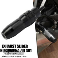 สำหรับ Husqvarna 701 401 2020 2021 SVARTPILEN 701 401 250อุปกรณ์เสริมรถมอเตอร์ไซด์ไอเสียกรอบเลื่อนชนแผ่นป้องกันการล่มสลาย