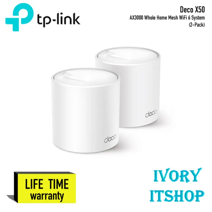 TP-Link Deco X50 (2p) AX3000 Whole Home Mesh WiFi 6 System Deco X50  (2p)/ivoryitshop | Lazada.co.th