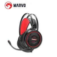 MARVO HG8660  Headphone  หูฟังเกมมิ่งสำหรับเล่นเกม ระบบเสียง สเตอริโอ มีไฟ RGB