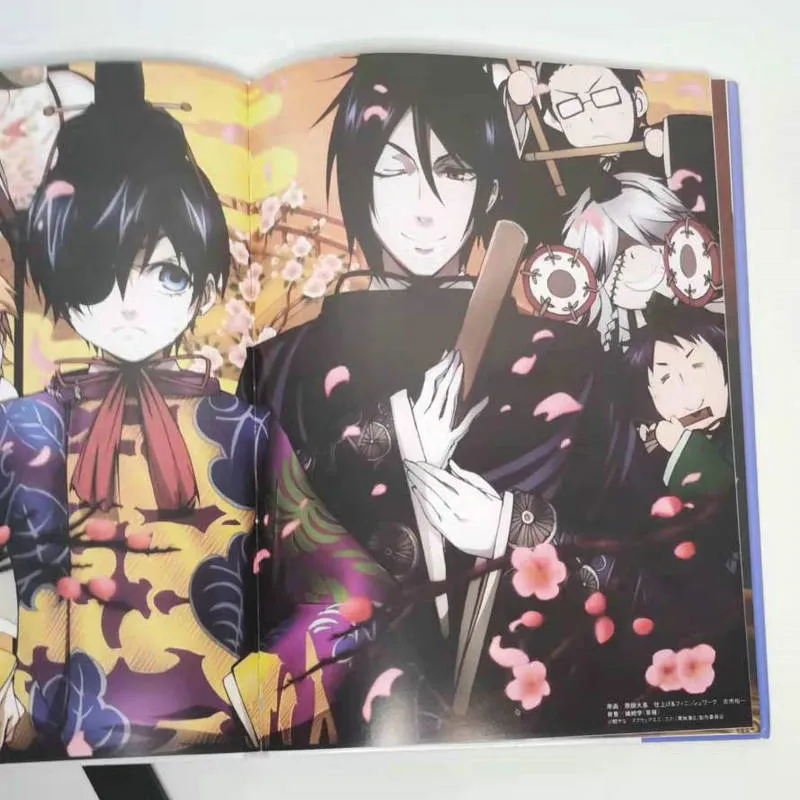 Kuroshitsuji Black Butler Art Book Anime Colorful Artbook Limited Edition  Picture Album Painting Books