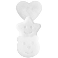 New Product 3 Pcs Bath Sponge Baby Shower Artifact Bathing  Girl Kids Skin Cleaning Scruer White Child