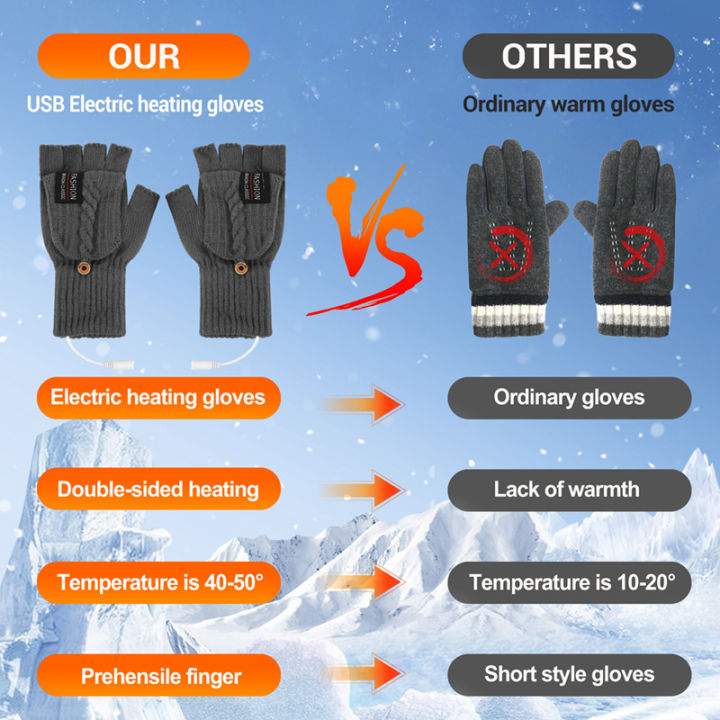 usb-electric-heated-gloves-2-side-heating-convertible-fingerless-glove-mittens-adjustable-cycling-skiing-gloves