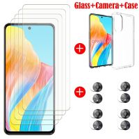 For OPPO A98 Glass OPPO A98 Tempered Glass Full Glue Cover Screen Protector For OPPO F23 Lens Film