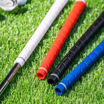 ：“{—— 13Pcs/Lot Free Shipping Wrap Golf Grip 4 Colors For Choose TPE Material Standard Golf Club Grips