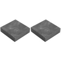 2X Graphite Block Sheet Plate High Density Fine Grain 4X4X1 Inch Jewelry Tools