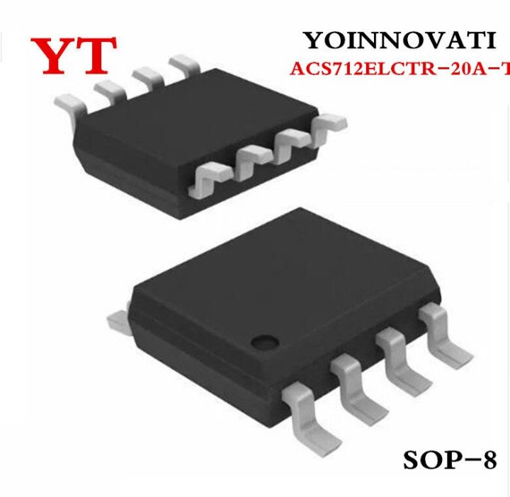 30pcs/lot ACS712ELCTR-20A-T ACS712ELCTR-20A ACS712ELCTR  SENSOR CURRENT HALL 20A AC/DC SOP8 IC  best quality.