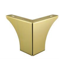 (Pack of 4pcs) Gold Furniture Stand Legs Iron finish Cabinet Table Sofa Bed Feet H=100mm Furniture Protectors Replacement Parts Furniture Protectors R