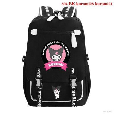 HZ Sanrio Kuromi Women Backpack Melody Students School Bag Large Capacity Computer Outdoors Travel Bag ZH