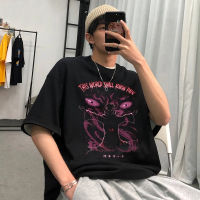 Harajuku Art Fallen Angel Mens เสื้อยืดฤดูร้อน Cool Unisex Hip Hop ตลกพิมพ์ Tshirt Casual T เสื้อ Streetwear Tops