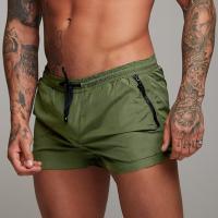 (ETX)Summer Beach Shorts Men 2022 Trunk Shorts Men Fashion Brand Softwear Army Green Shorts Men Boxers Solid Short Pants Male