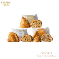 Combo 7 กะหรี่ปั๊บไก่ดั้งเดิม+ไก่ทรัฟเฟิล+เนื้อทรัฟเฟิล l Baked by Apple